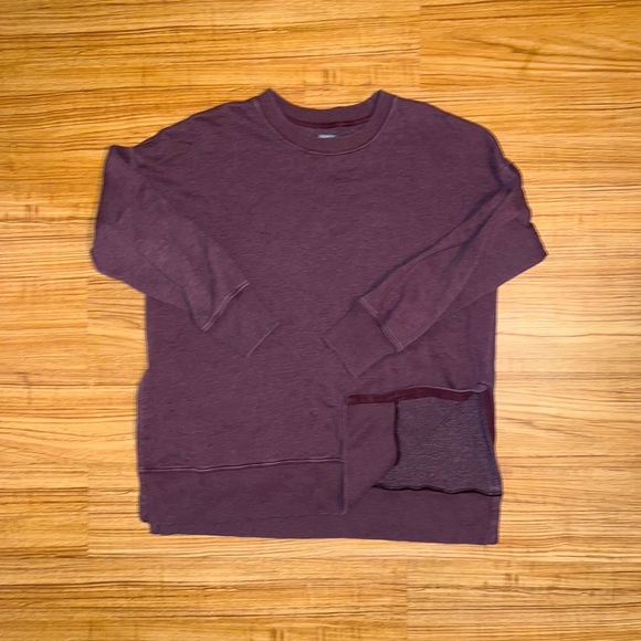 aerie | Tops | Burgundy Aerie Desert Sweatshirt | Poshmark